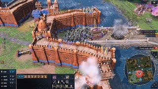 Age Of Empires 4  Malians Strong Economy amp Massive Defense Strategy [upl. by Imaj]