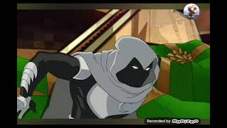 Ultimate SpiderMan SpiderMan amp Moon Knight vs Francis fight scene [upl. by Englis]