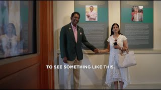 Vijay Amritraj Experiences His Name in the Museum for the First Time [upl. by Novihc]