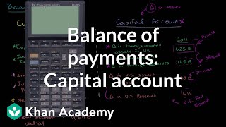 Balance of payments Capital account  Foreign exchange and trade  Macroeconomics  Khan Academy [upl. by Larochelle]