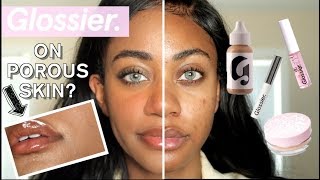 GLOSSIER on PorousTextured skin FULL FACE REVIEW [upl. by Lysander]