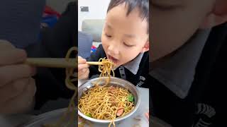 My son must be freerange Its impossible to feed him 8 pounds of noodles in one meal Haha fo [upl. by Pandora]