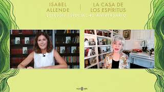 Encuentro con ISABEL ALLENDE 40 aniversario de LA CASA DE LOS ESPÍRITUS [upl. by Yatnahs]