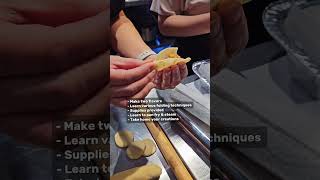 Dumpling making class 🥟✨️🩷 potickers shumai 🥢 best dumpling workshop [upl. by Galligan]