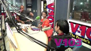 The First InDepth Interview with Carlina White on V103 [upl. by Hgielrac]