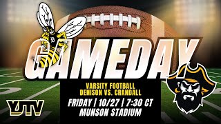 Denison vs Crandall Varsity Football [upl. by Kerwin]