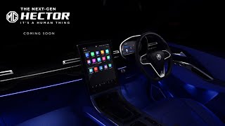 Finally All New 2022 MG Hector Is Here New Interiors  Official Teaser Video  Hector 2022 [upl. by Ingemar512]