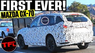 EXCLUSIVE Your First EVER Look at the 2023 Mazda CX90 [upl. by Nadaha645]