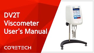 AMETEK BROOKFIELD DV2TViscometer Users Manual ENG [upl. by Bergquist]