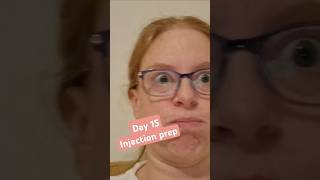 Day 15  Meriofert injection prep ivf ivfjourney meriofert fertility [upl. by Dorsman825]