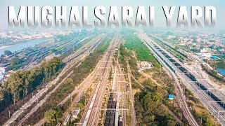 Indias Largest Railway Yard Drone View quotThe DDU Mughalsarai Marshalling Yardquot [upl. by Eimmaj678]