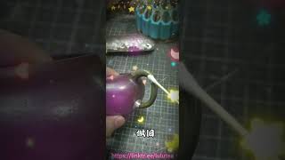 The teapot handle is broken Fix it with silver handmade luluteaware shorts [upl. by Paza]