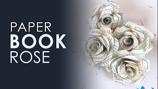 Paper Book Rose  DIY [upl. by Erelia666]