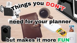 Planner Non Essentials  Tools for your Planner  Filofax for Fun [upl. by Nagyam449]