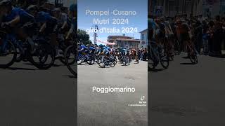 Giro DItalia 2024 PompeiCusano Mutri passaggio Poggiomarino [upl. by Ianthe]