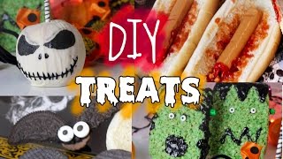 DIY HALLOWEEN TREATS EASY 2015  NICOLE SKYES [upl. by Nika]