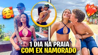 5 COISAS QUE ROLARAM NA PRAIA COM MEU EX eles se beijaram [upl. by Enitsirk]