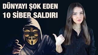 DÜNYAYI ŞOK EDEN 10 SİBER SALDIRI [upl. by Dorise]