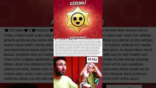 100000 ABONE ÖZEL BRAWL STARS GİZEMLİ AÇTIKshorts [upl. by Cone]