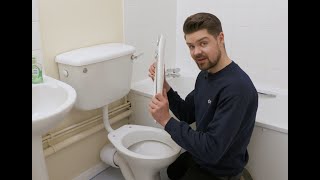 How to replace a toilet seat [upl. by Aviv]