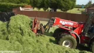 Silage 2013 Manitou Buckraking [upl. by Dickenson491]