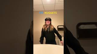 GO NUGGETS dance denvernuggets denver win milehighbasketball funny [upl. by Oilerua]