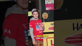 Wearing Trump Clothes In the Hood – Unexpected Reactions funny youtubeshorts [upl. by Faxen]