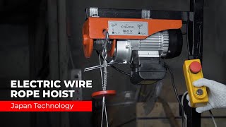 Kobachi Mini Electric Wire Rope Hoist PA SingleDouble Hook  Katrol Teknologi JepangJapan Tech [upl. by Ttelrahc288]