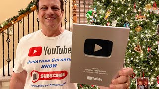 100000 Subscriber Silver Plaque Award from YouTube Thank You for Subscribing Silver Play Button [upl. by Gabriella]