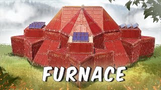 The FURNACE  1x1  Big Furnace  3xBunkered  50 Rockets  Rust Base Design [upl. by Princess]