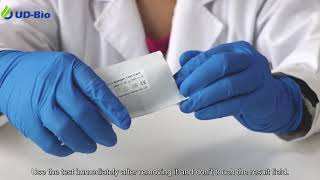 SARSCoV2 rapid antigen test kit operation video [upl. by Winslow]