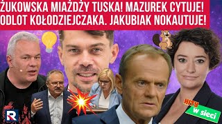 Hity w sieci  Żukowska miażdży Tuska Mazurek ostro o bobrach Odlot Kołodziejczaka Nokaut Jakubiaka [upl. by Eillod]