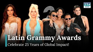 25 YEARS of Global Impact Celebrated at Latin Grammy Awards  DRM News  News Today  AA1B [upl. by Idnak328]