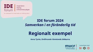 IDE Forum 2024 Exempel Värmland [upl. by Eey308]