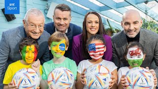 Shay Given Aine OGorman and Richie Sadlier tackle World Cup 2022 [upl. by Sucramal]