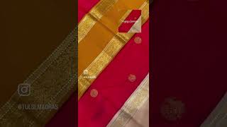 Ganga Jamuna Kanchipuram silk saree tulsimadras silksaree saree tulsisilks tulsi gangajamuna [upl. by Lette]