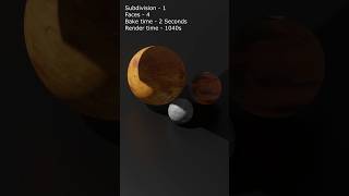 Cloth Simulation Planets Blender 65536 Faces blender 3dart 3danimation clothsimulation learning [upl. by Patrizio]