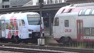 Alltag in Trier Hbf am 30062016 – SÜWEX DB und CFL Moseltalbahn [upl. by Byrom26]