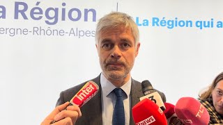 Lyon  Relocalisation et santé parmi les priorités 2024 de Laurent Wauquiez pour la Région [upl. by Faro]