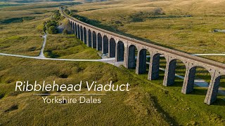 Ribblehead Viaduct Yorkshire Dales  DJI Mini 3 Pro cinematic drone footage [upl. by Jeu]