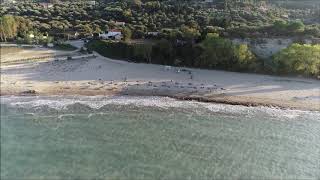 Astrakeri Beach Corfu  Αστρακερή Κέρκυρα Drone 4K [upl. by Veejar]