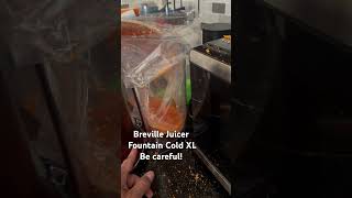 Breville Juicer Fountain Cold XL Beware [upl. by Irah]