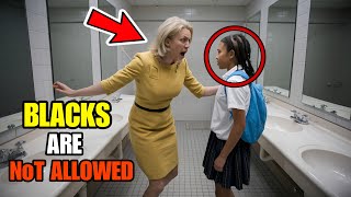 Teacher Humiliates Black Girl In Bathroom Unaware She’s the Daughter of the Principal… [upl. by Appolonia275]