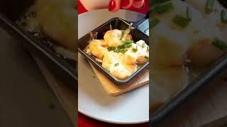 Raclette Pfännchen Idee l Knoblauchgarnelen mit Mozzarella l Big Mary [upl. by Aihset]