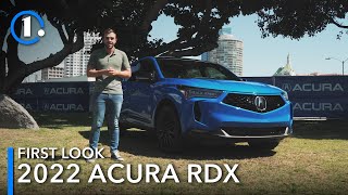 2022 Acura RDX First Look UpClose Details [upl. by Learrsi]