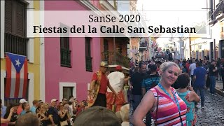 Fiestas de la Calle San Sebastian  SanSe Festival 2020  Old San Juan Puerto Rico [upl. by Hpotsirhc]