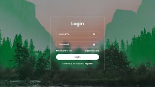 Create a Stylish Login Form Using HTML and CSS  StepbyStep Tutorial [upl. by Ardien315]