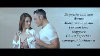 Tiziano Ferro e Carmen Consoli  Il Conforto  Karaoke  Parte Maschile  Voce Paio [upl. by Ilac921]