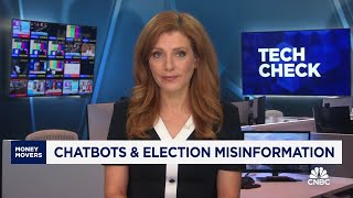 New report shows AIpowered chatbots could spread election misinformation [upl. by Wattenberg]