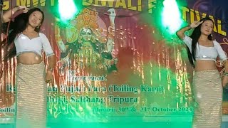 Kalha Nung phaidi kaubru song duet mwsamung cover dance video dance by KHUMPUI dance bodol 2024 [upl. by Inej]